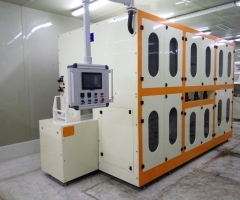 全自动硅片腐蚀抛光清洗机用于光伏行业客户现场