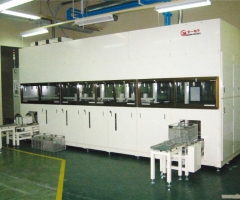 全自动多臂超声波硅片清洗机应用于客户现场